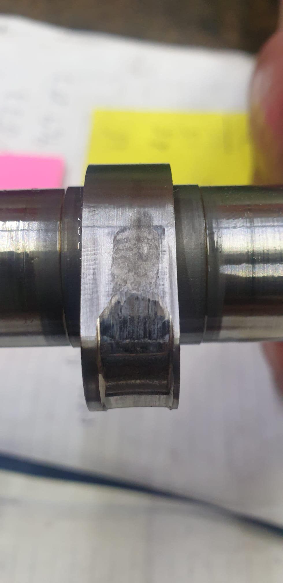 KTM 890 cam lobe wear